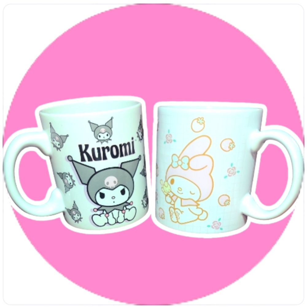 20 oz Kuromi & My Melody Mug Set